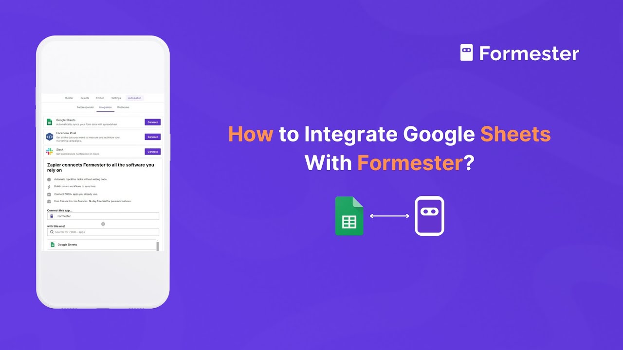 How to Integrate Google Sheets with Formester?