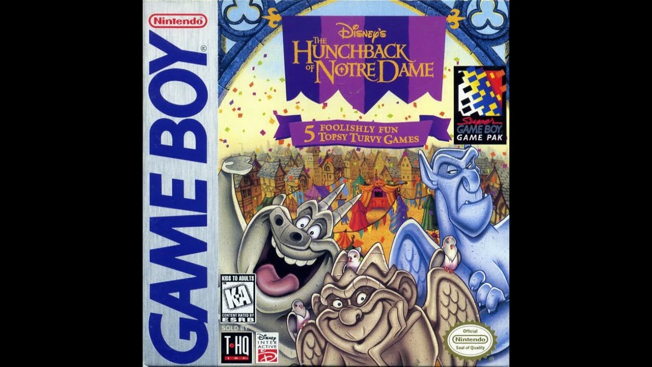 Disney's Hunchback of Notre Dame Gameboy Playthrough
