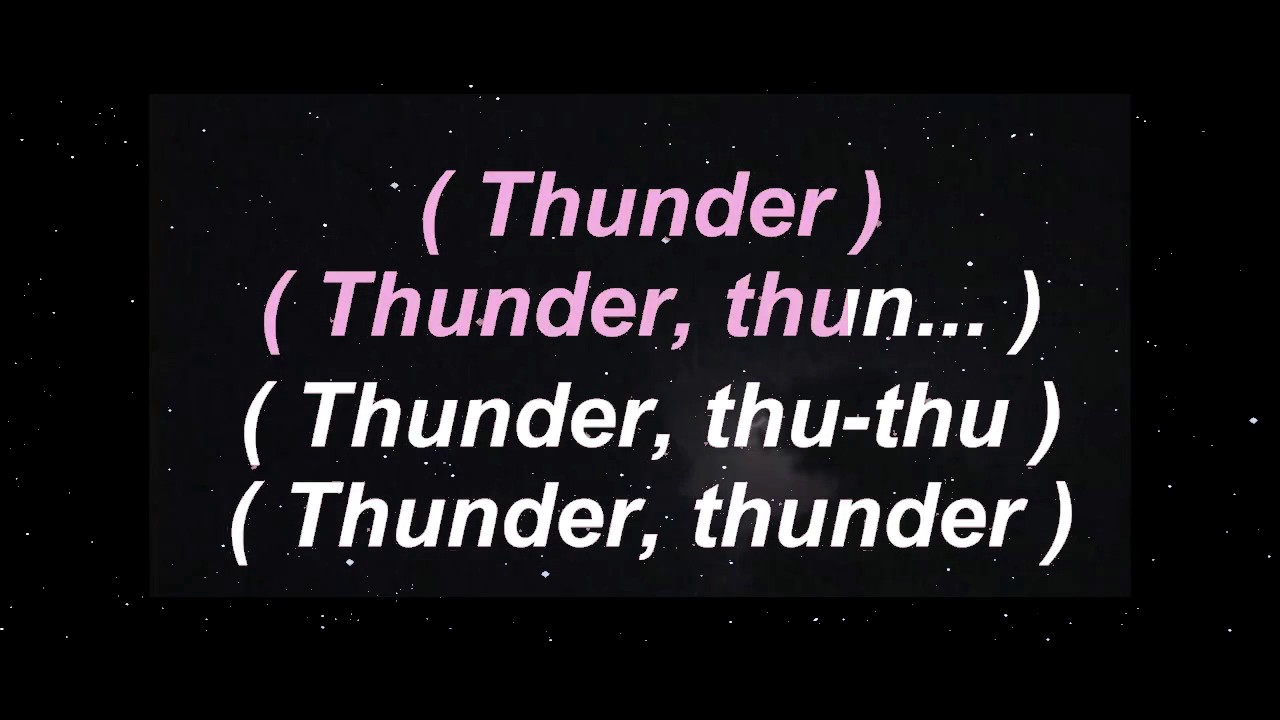 Imagine Dragons - Thunder (Instrumental) with Karaoke Text