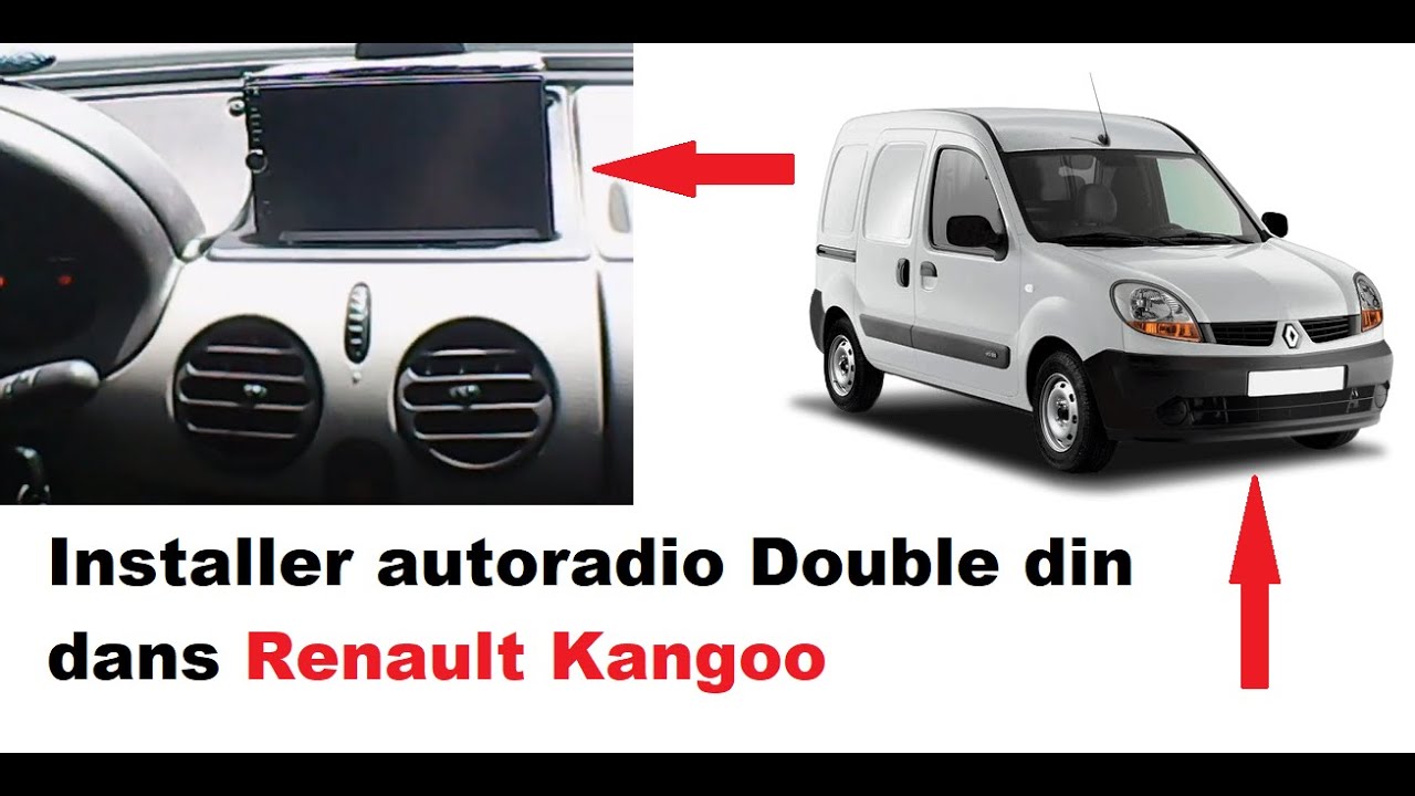 УСТАНОВИТЕ АВТОМОБИЛЬ ДВОЙНОГО ДИНА В KANGOO, ФАЗА 1