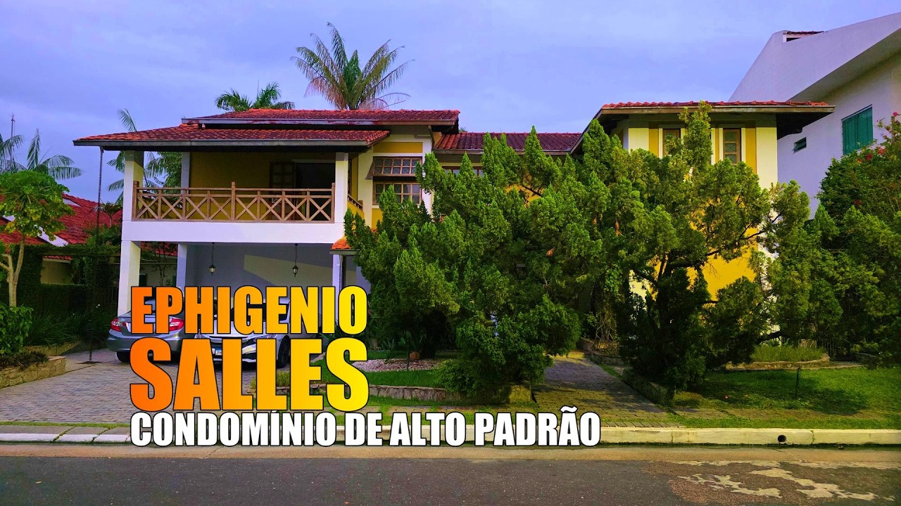 Residencial Ephygênio Salles, Casa Duplex 4 suites, 800m² Terreno, Quintal amplo, Piscina, LUXO