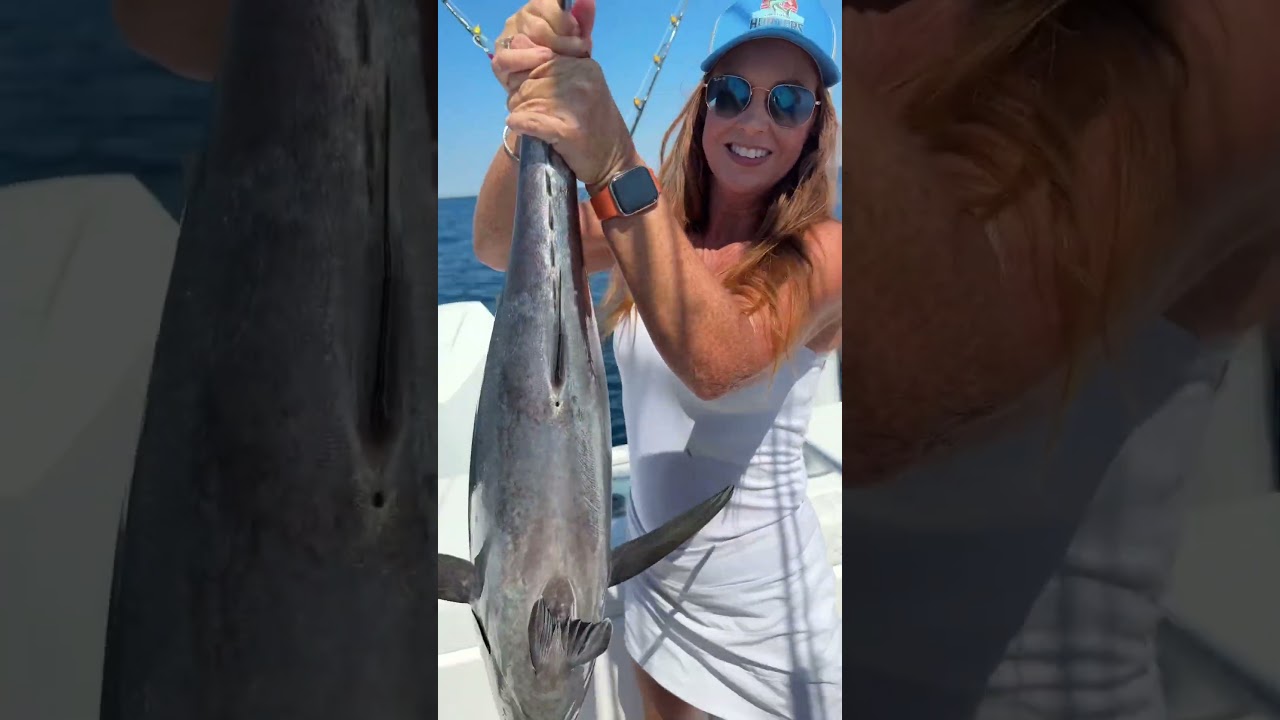 First black fin tuna!   #fishing #blackfintuna
