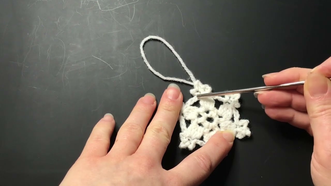 Crochet Snowflake Tutorial