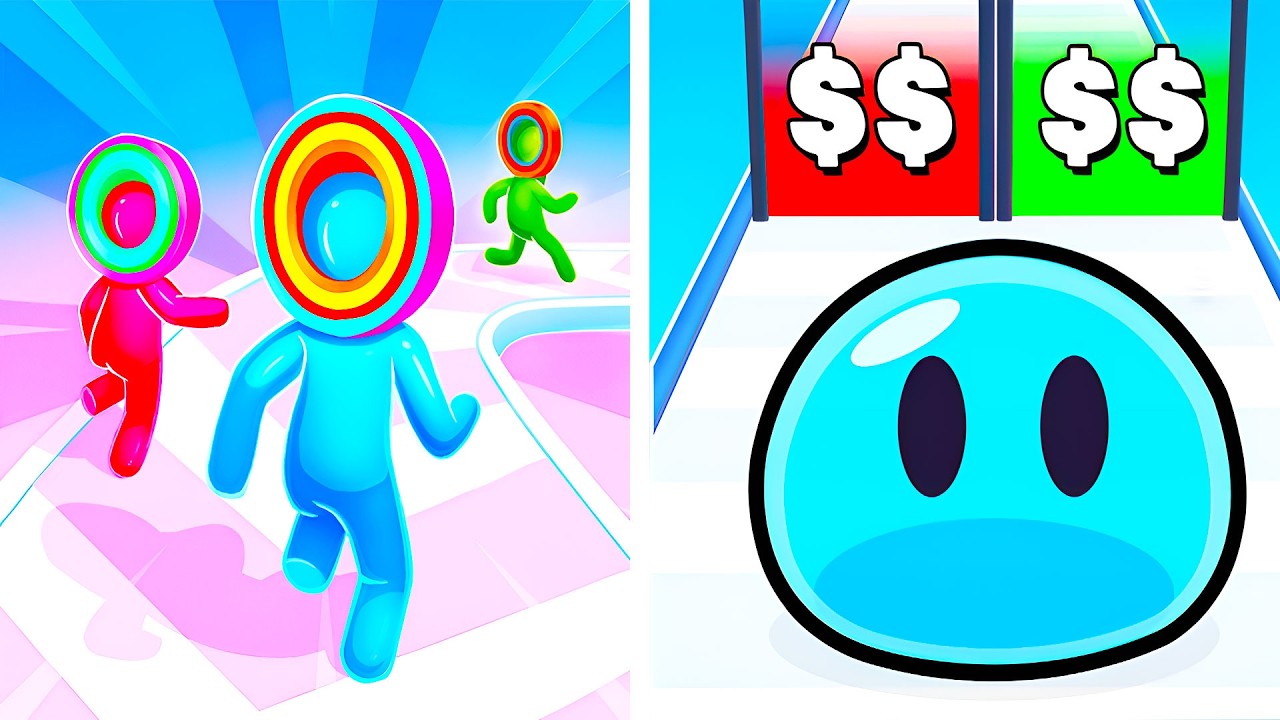 Layer Man 3D VS Slime Run Race 🧱🟢 All Levels Max Update Walkthrough Mobile NEW Gameplay L9RX