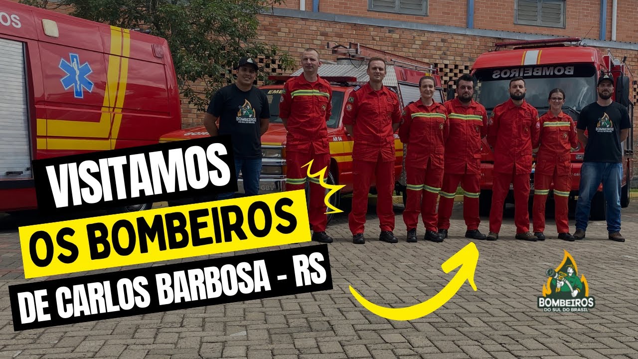 VISITAMOS O CORPO DE BOMBEIROS VOLUNTÁRIOS DE CARLOS BARBOSA