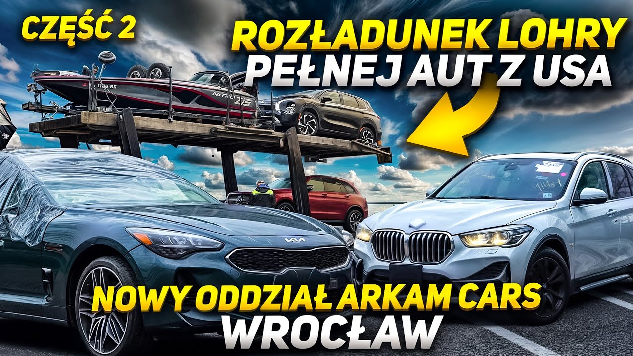 Rozładunek lohry pełnej aut (I ŁODZI!) z USA ! NOWA LOKALIZACJA WROCŁAW