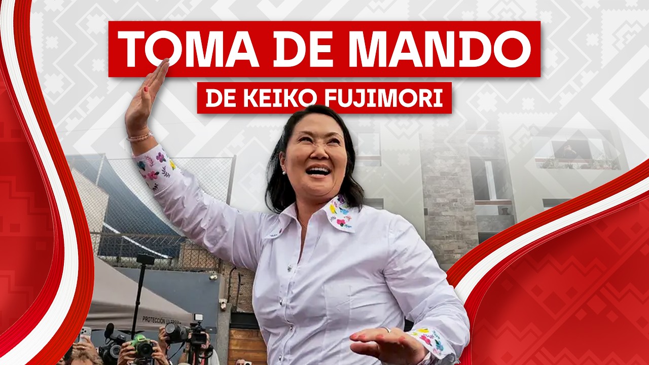 KEIKO FUJIMORI JURA COMO PRESIDENTA DEL PER&Uacute; - EN VIVO