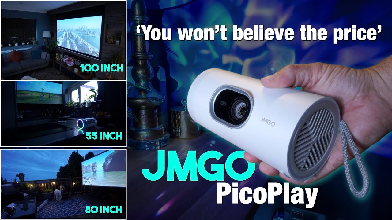 НОВЫЙ 2025 JMGO PicoPlay Google TV Netflix проектор, цена которого вас не разочарует