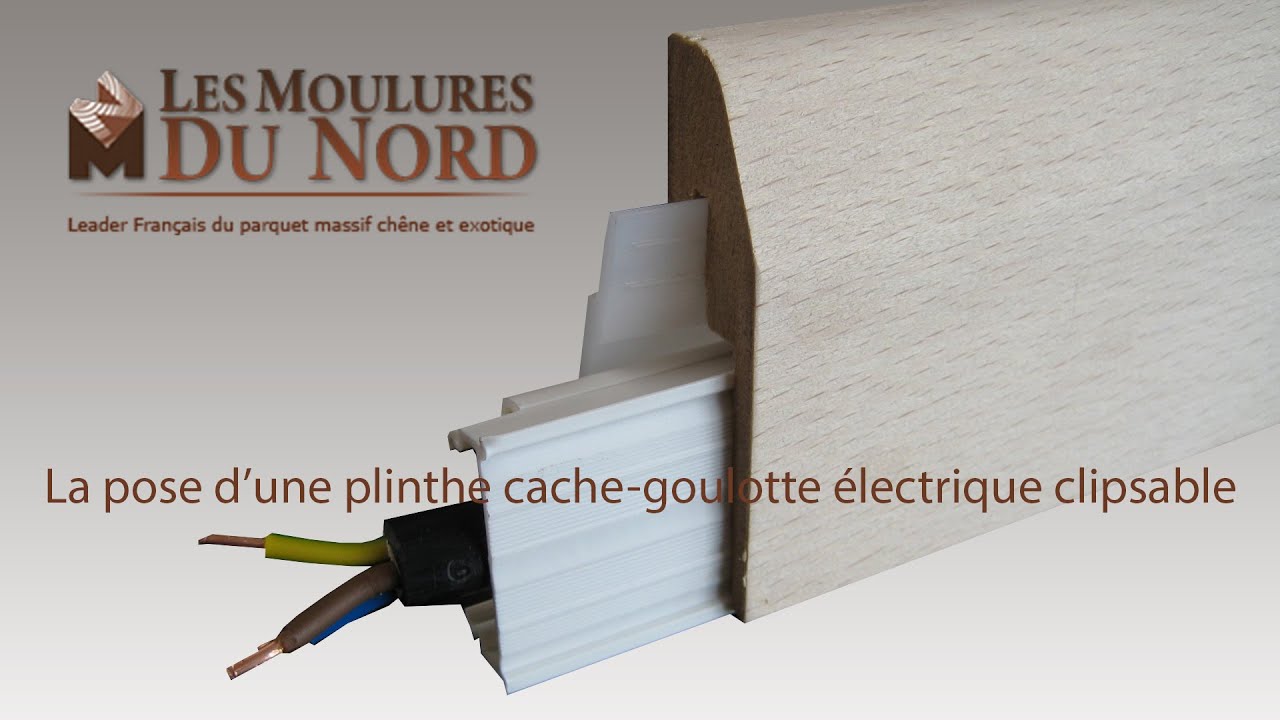 Comment poser une plinthe électrique clipsable