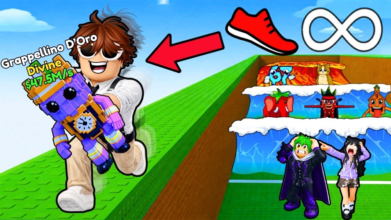 Unlocking INFINITE SPEED in Escape Tsunami for Brainrots...