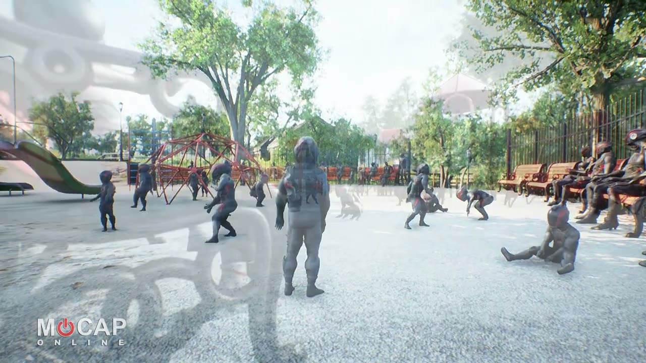 Children at Play - Motion Capture Animations - HIGHLIGHTS