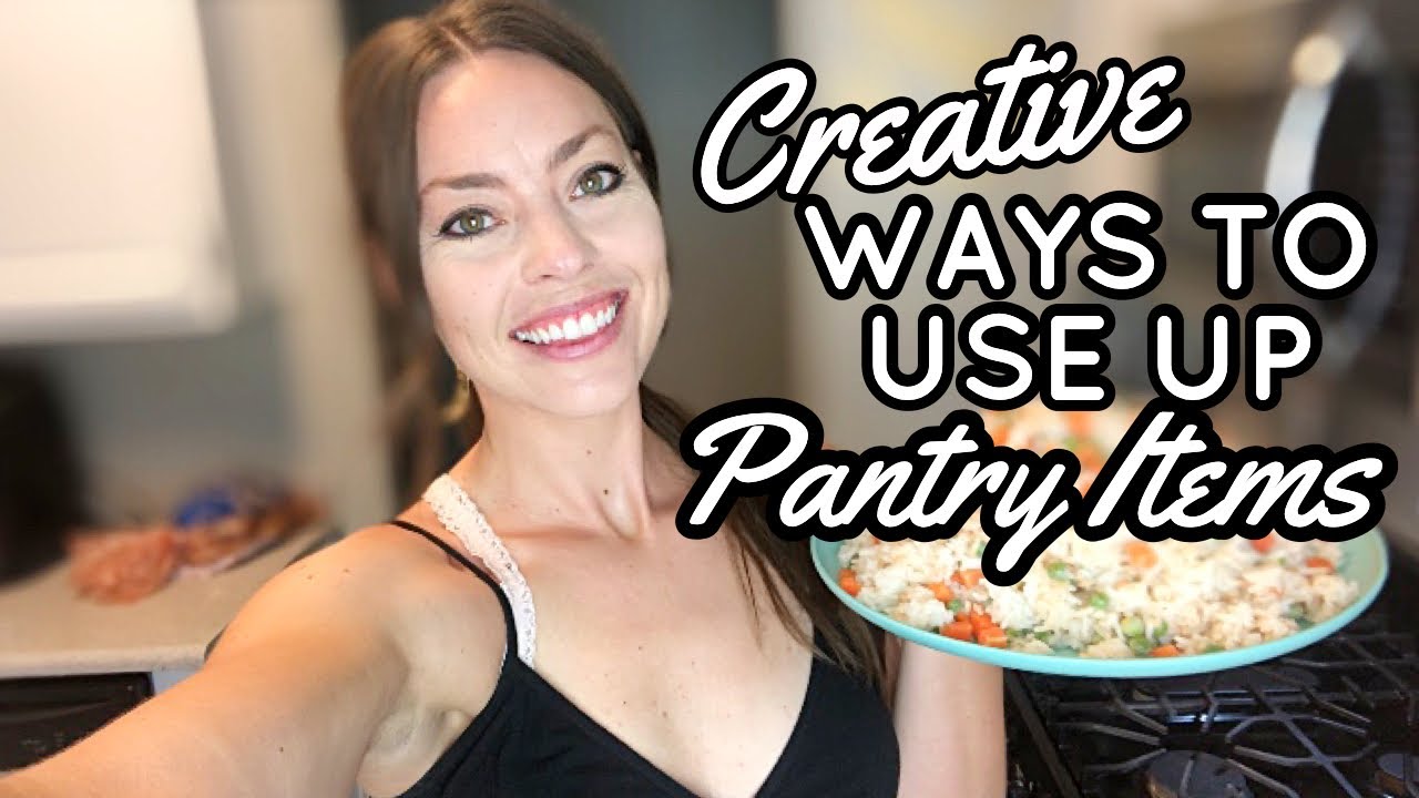 CREATIVE WAYS TO USE UP PANTRY ITEMS | No Spend Grocery Budget Challenge | No Spend Meal Ideas