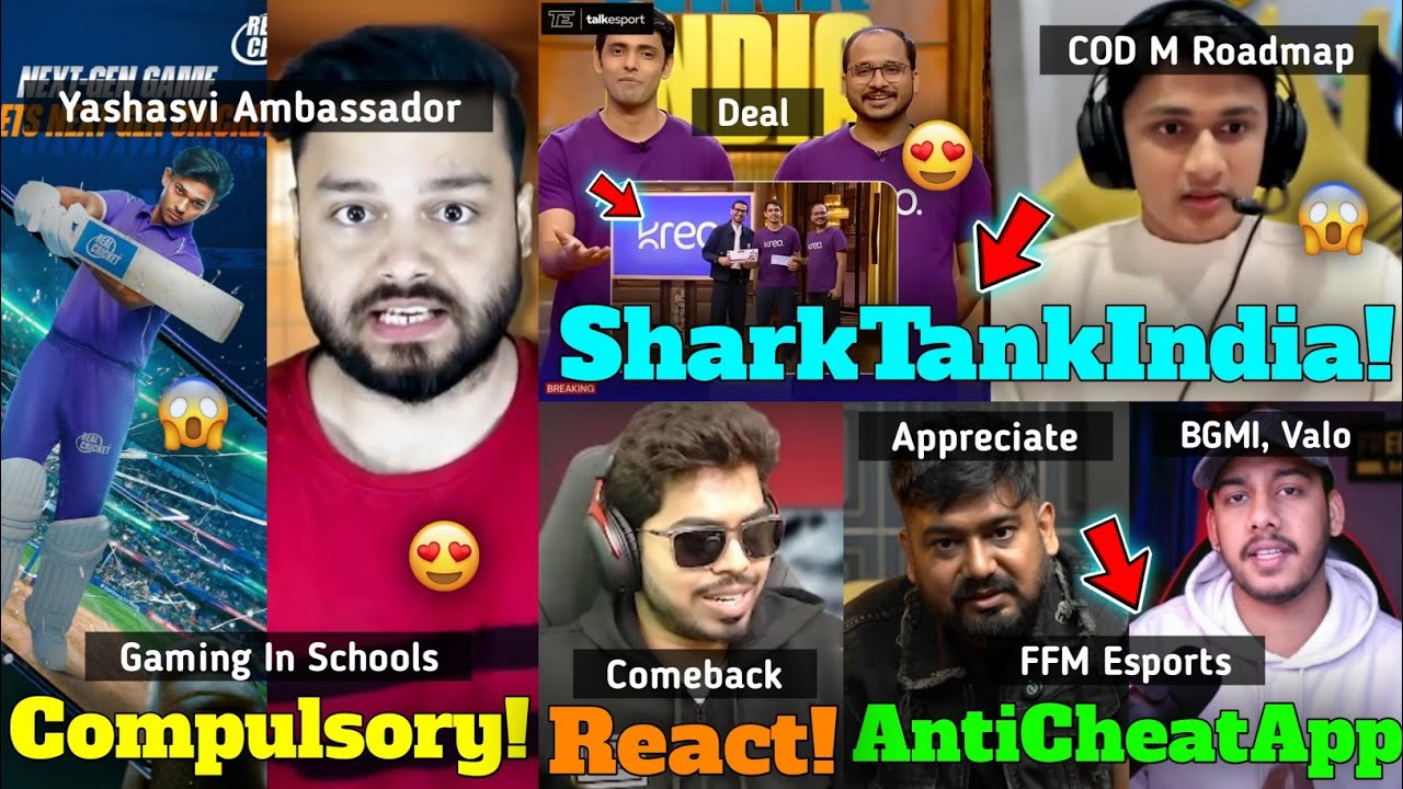 Gaming Compulsory In Schools, Kreo Secured Deal With Ritesh In STI, Anti Cheat App In FFM Esports,CM