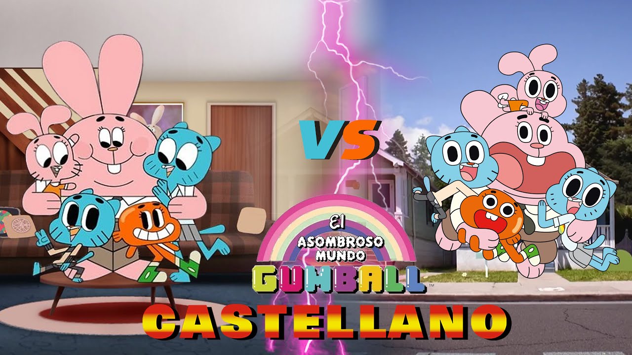 Comparativa de las voces en Castellano en El Asombroso Mundo de Gumball