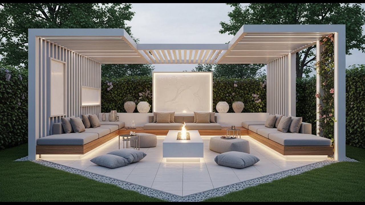 150+ Ultra Modern Pergola & Patio Design Inspiration
