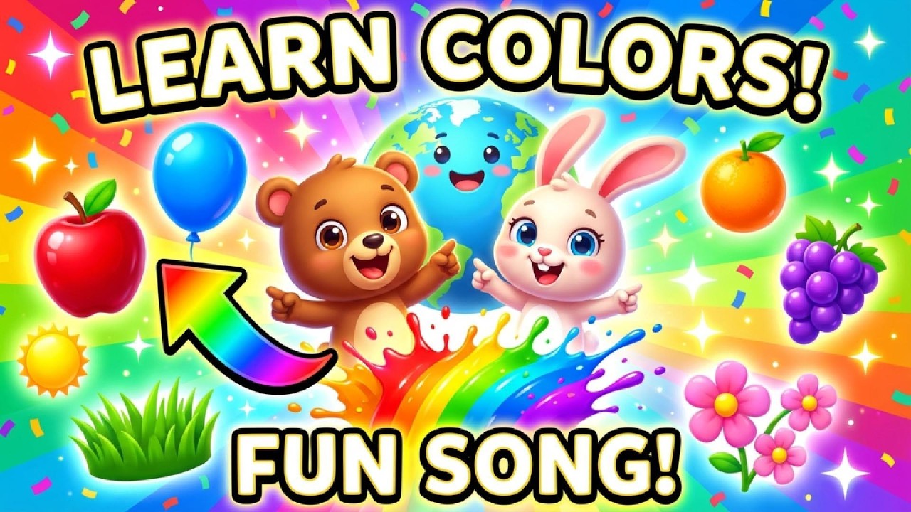 Learn Colors Song for Kids | Colors Name Learning Video | Tiny Smart World