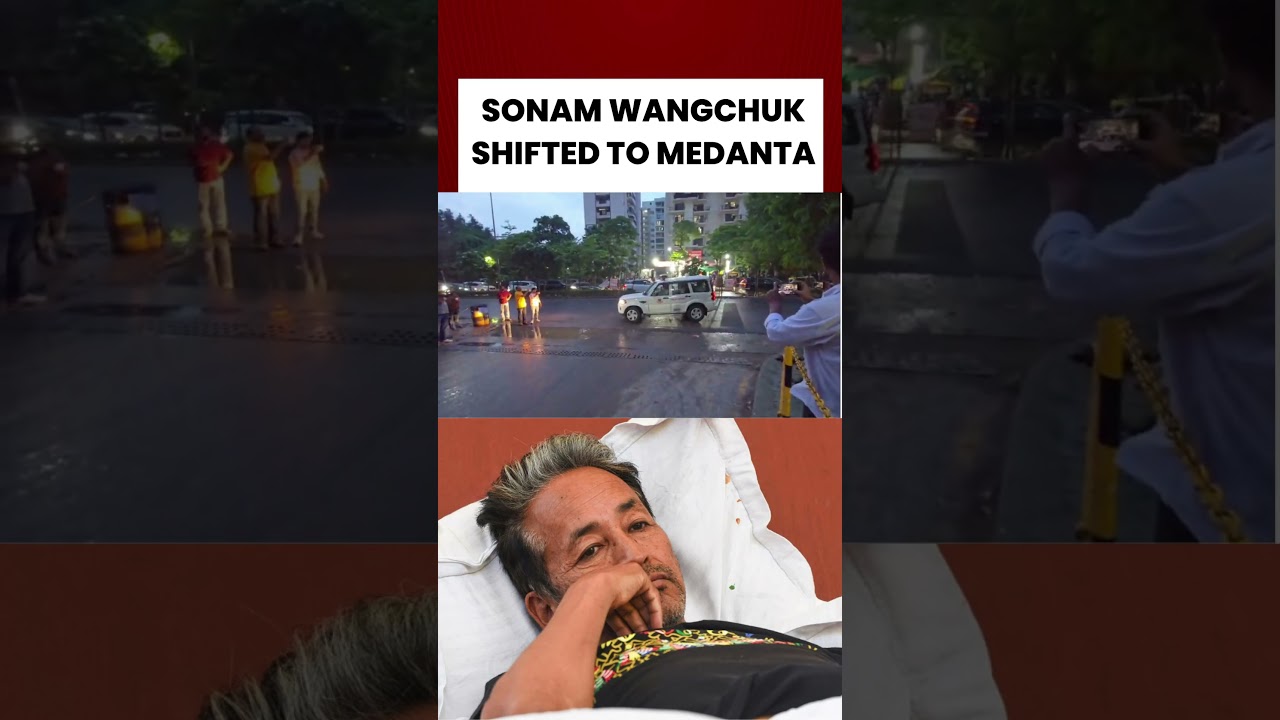 SONAM WANGCHUK SHIFTED TO MEDANTA HOSPITAL #sonamwangchuk #medantahospital #shortsviral