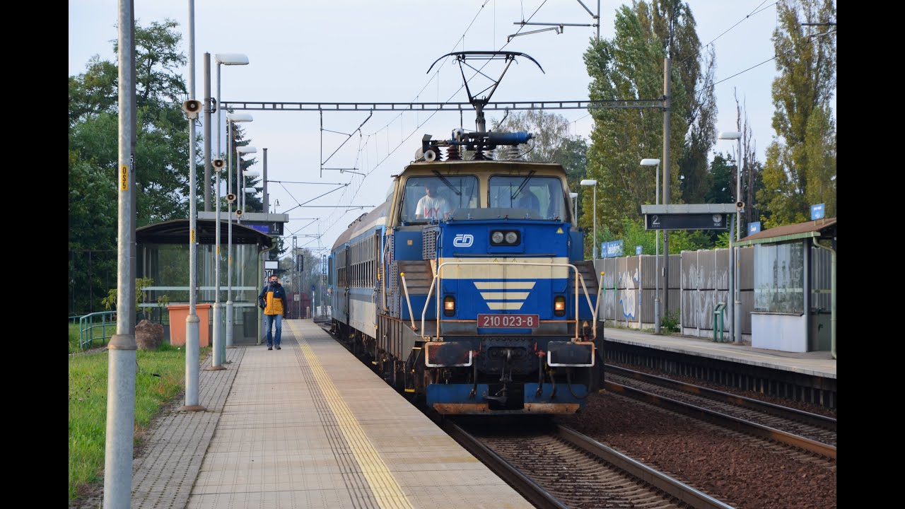 Podzimní vlaky České Budějovice severní zastávka #2 [2. 10. 2020]