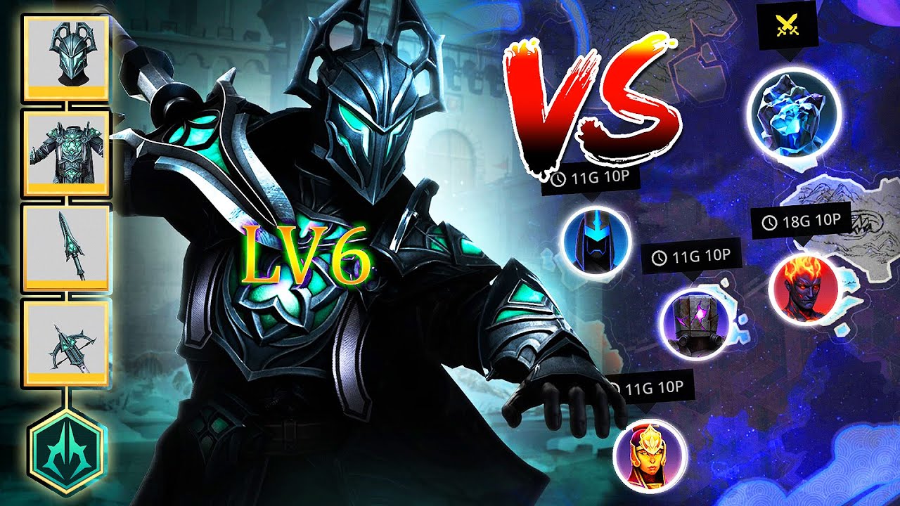Shadow Fight 3: New BURIED CENTURION Set Lv6 vs All Raid Boss
