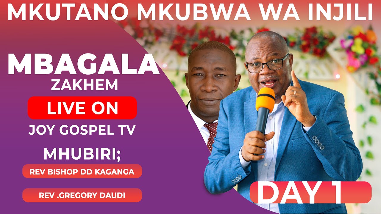 LIVE:DAY 01 MKUTANO MKUBWA WA INJILI KATIKA KIWANJA CHA MBAGALA ZAKHEM NA, REV.GREGORY DAUDI