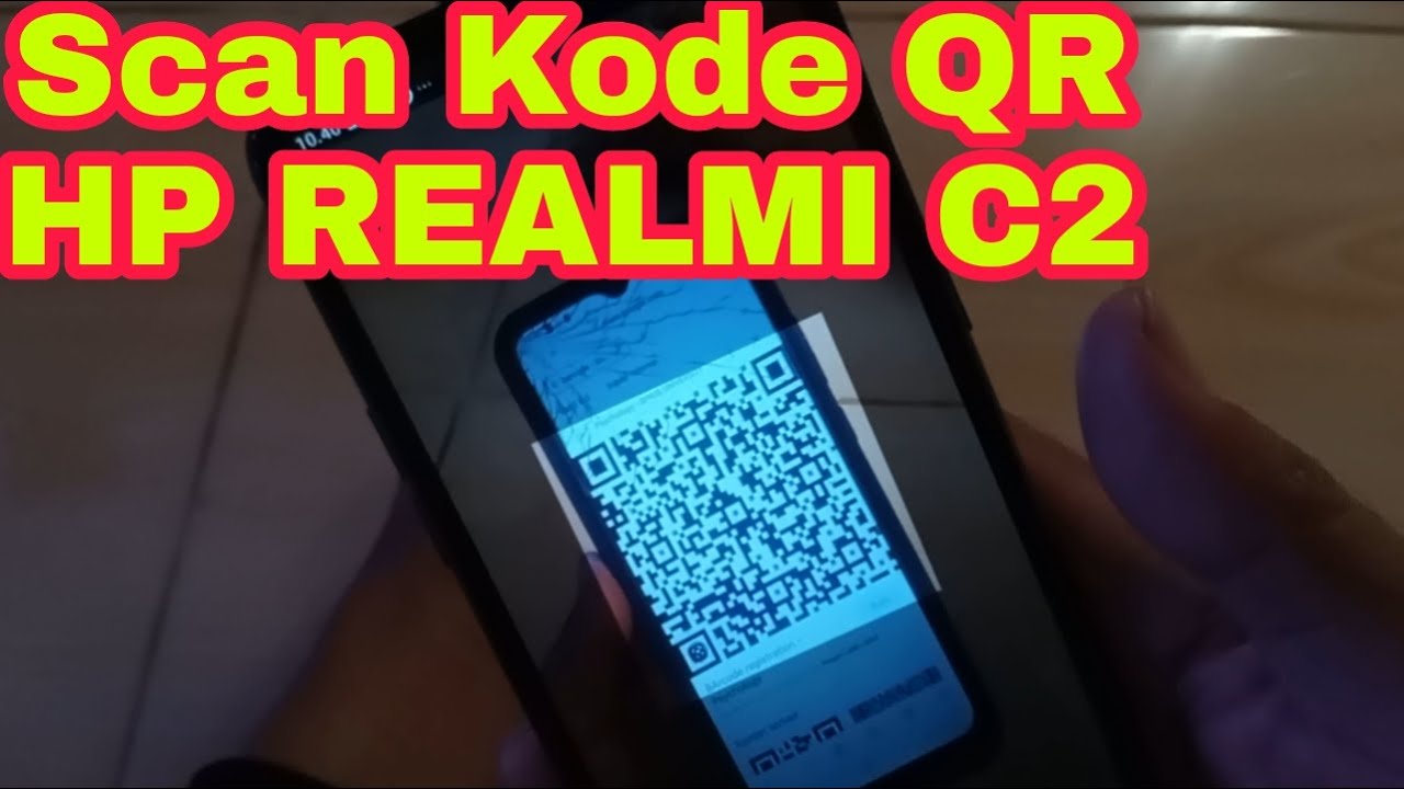 Как сканировать QR-код на мобильном телефоне REALMI C2