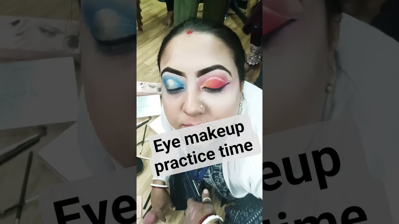👁️ eye makeup practice time 