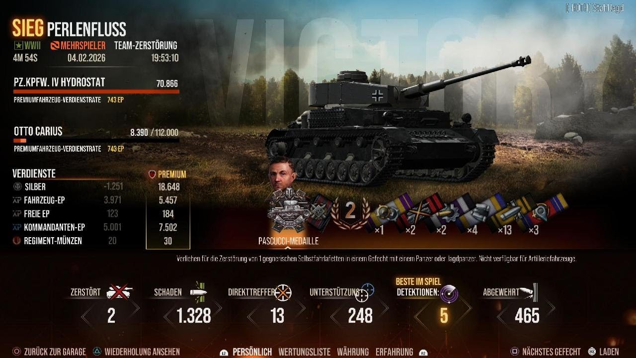 World of Tanks, MVP mit dem Pz.Kpfw. IV Hydro 💥💥
