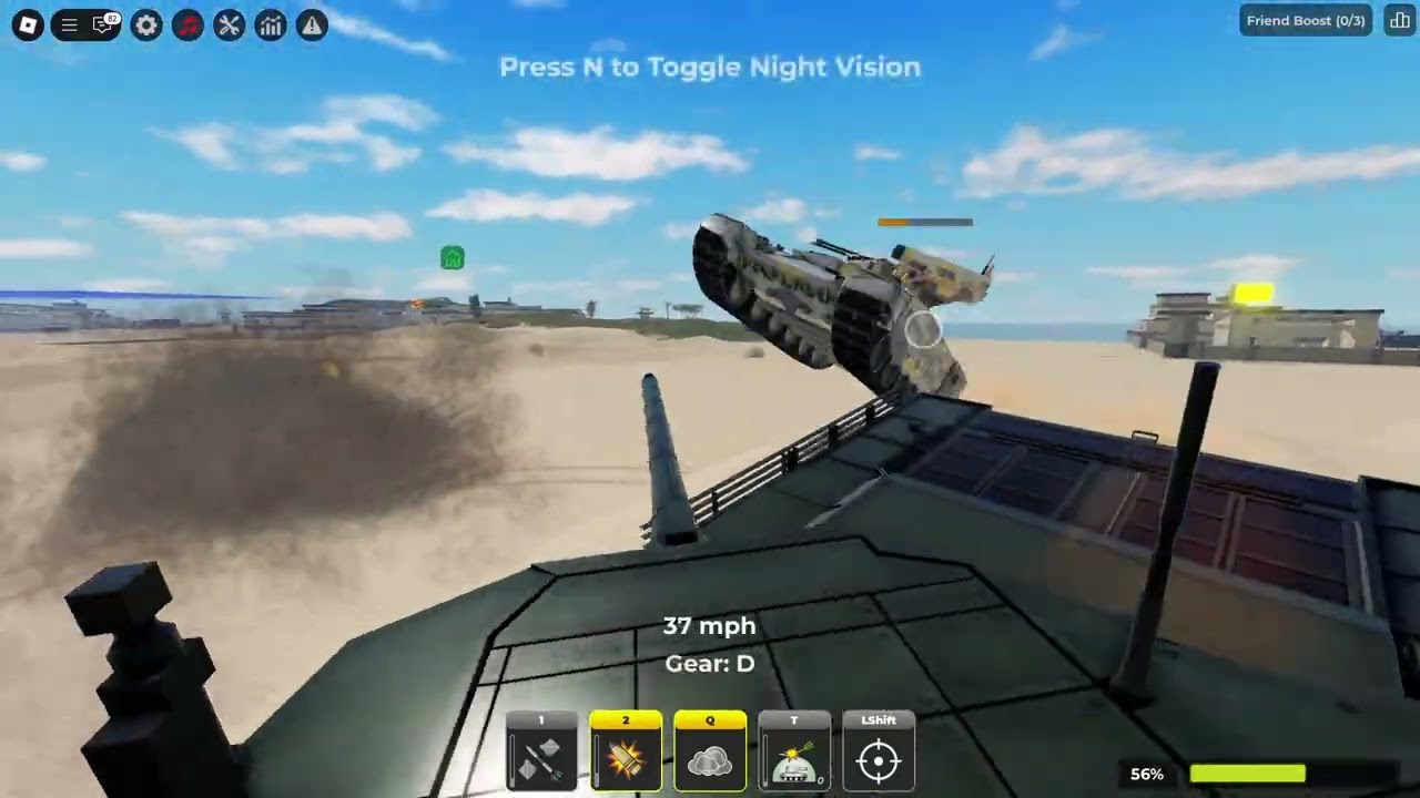 Destroying the server with T-14 Armata and getting the Vietnam armor in War Tycoon