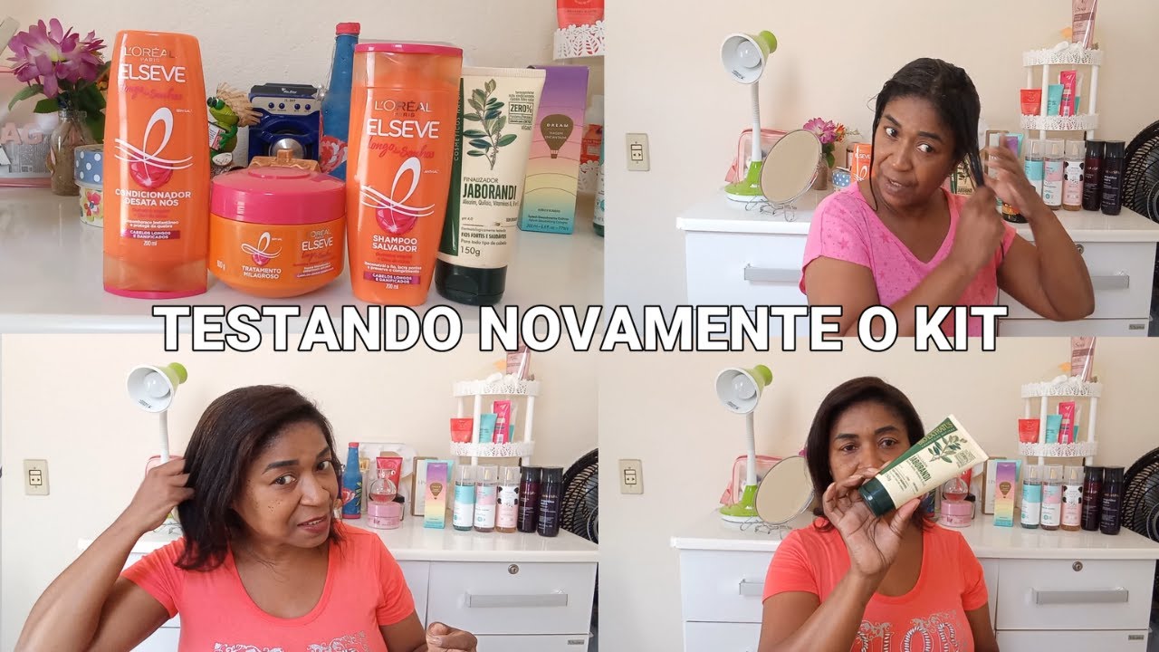 USEI NOVAMENTE/Será que deu bom? Nutrição capilar #crespaalisada #crescimentocapilar #elseve