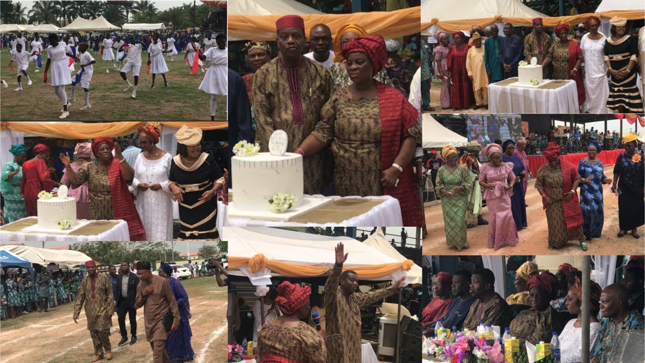 PST ADEBOYE - DADDY G O CUTS 80TH BIRTHDAY CAKE AS RCCG SCHOOLS SPECIALLY CELEBRATE PST ADEBOYE