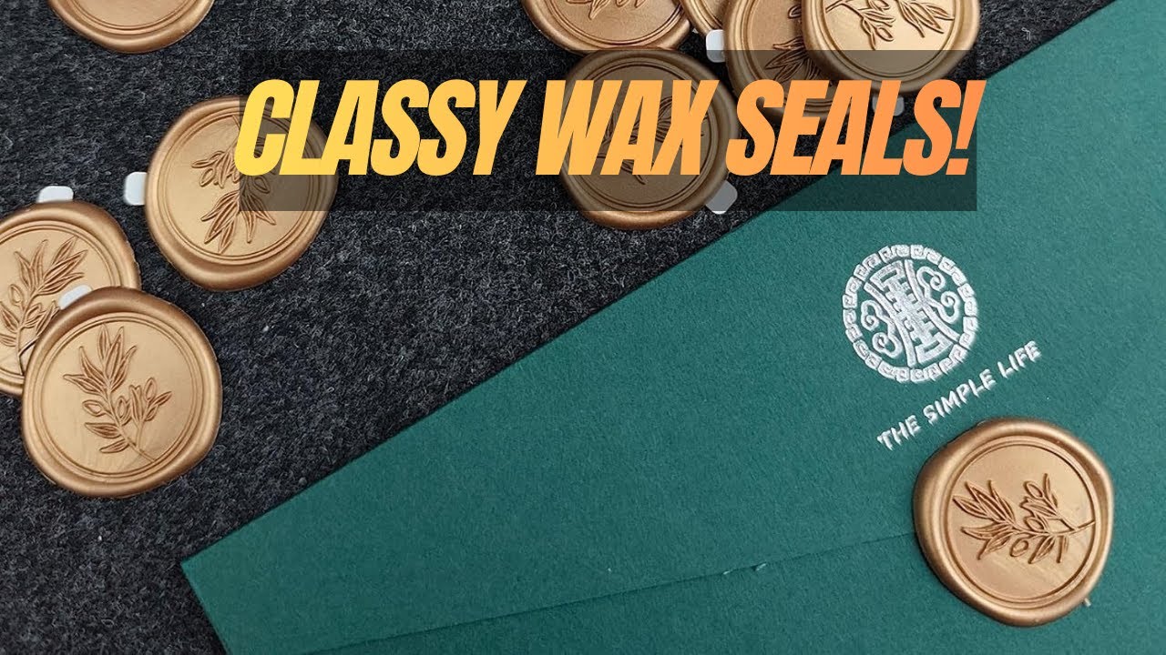 Antique Gold Wax Seal Stickers Review ✨ Pilloze 50-Pack for Invitations, Weddings & Crafts