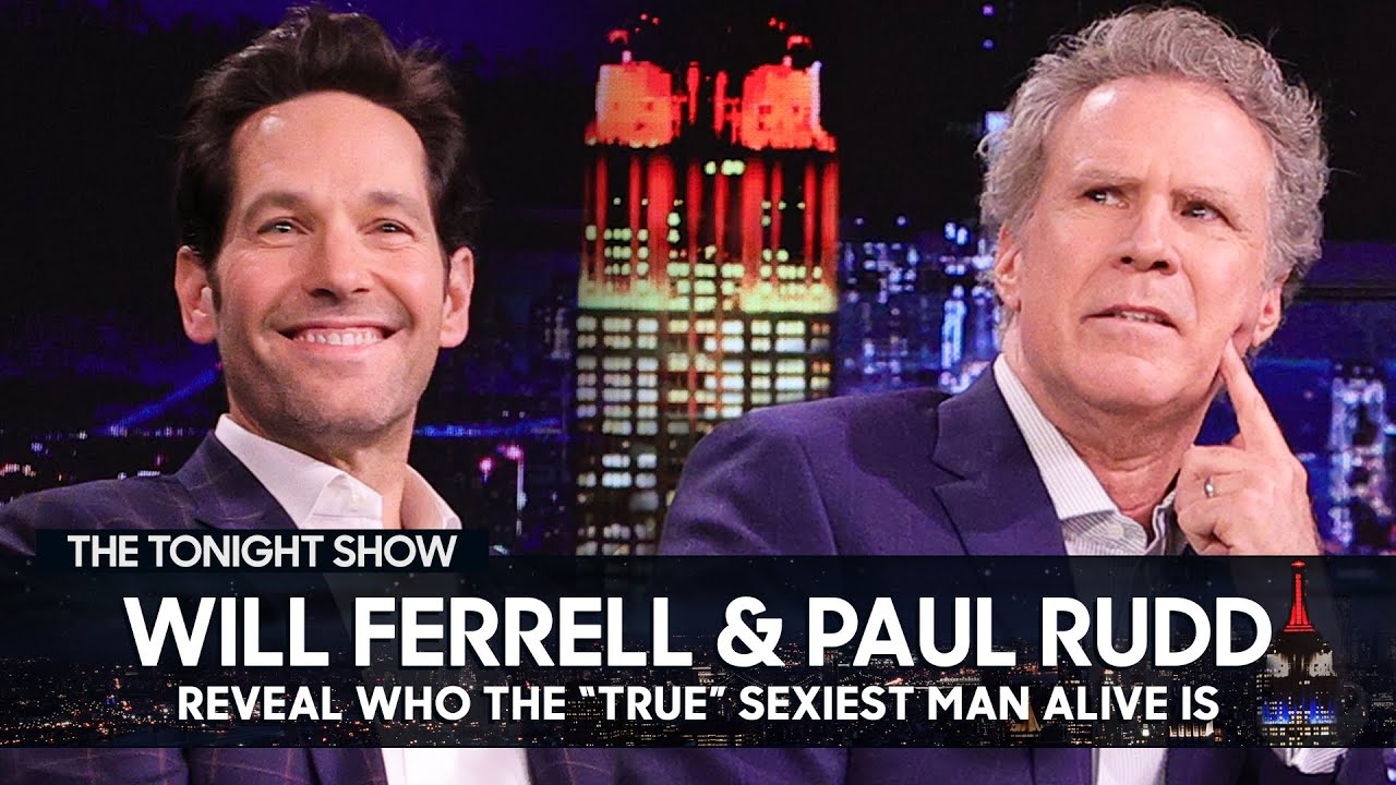 Will Ferrell Was Supposed to Be “Sexiest Man Alive” But Gave it to Paul Rudd Instead | Tonight Show