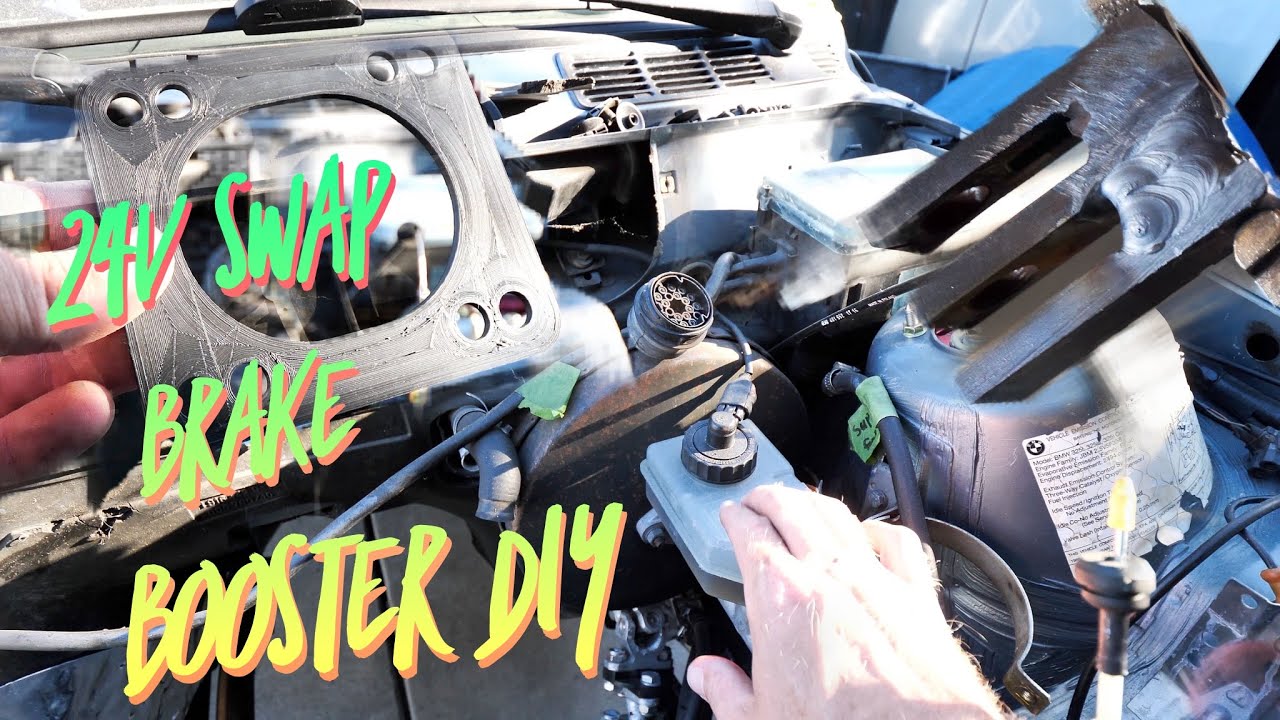 Перенос усилителя тормозов BMW S52 24V SWAP