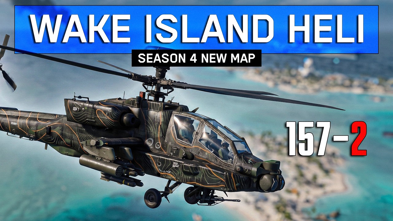 157 Kills Attack Helicopter Gameplay on Wake Island | Pilot & Gunner POV | Battlefield 6