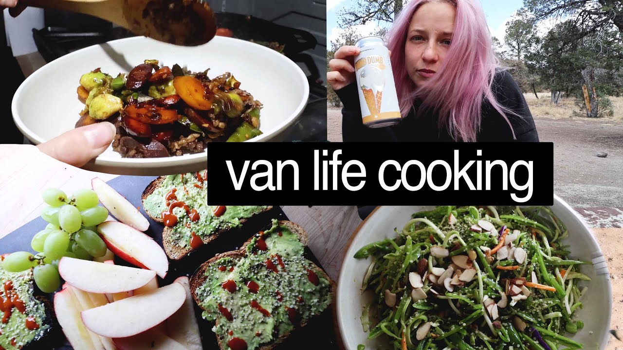 WHAT I EAT IN A DAY | van life cooking vlog