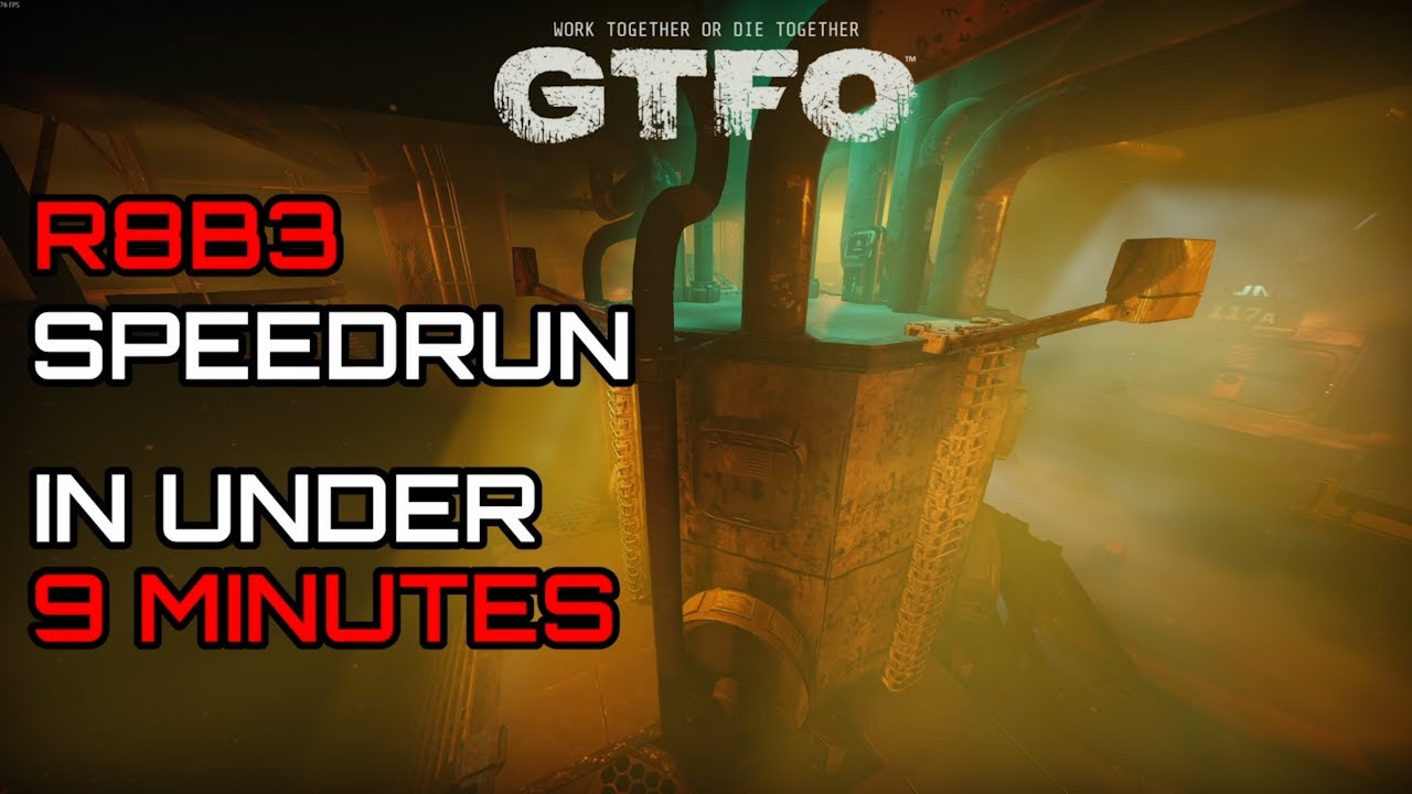 GAMBA GAMBA [GTFO] Speedrun - R8B3 in 8:14 [World Record]