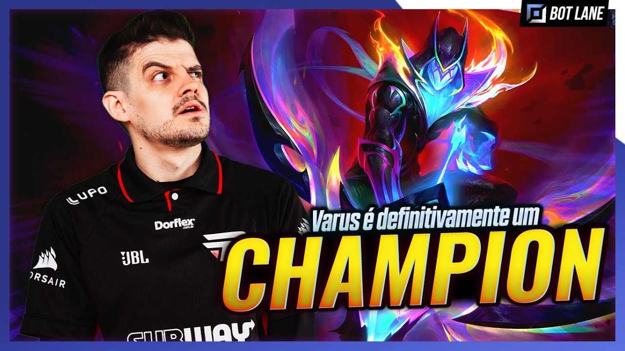 A Riot NÃO SABE O QUE FAZER com o VARUS! Sempre tem uma build BROKEN 🏹