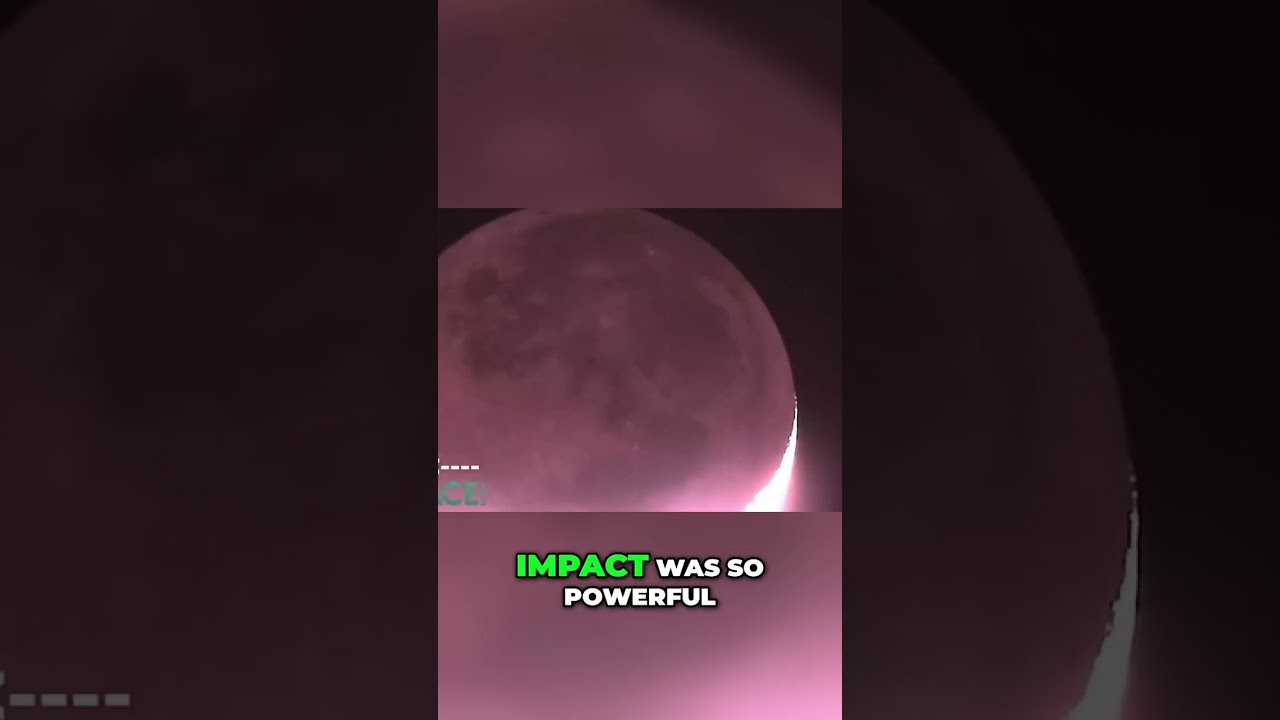 Moon Impact Spotted From Earth: Rare Space Rock Crash!