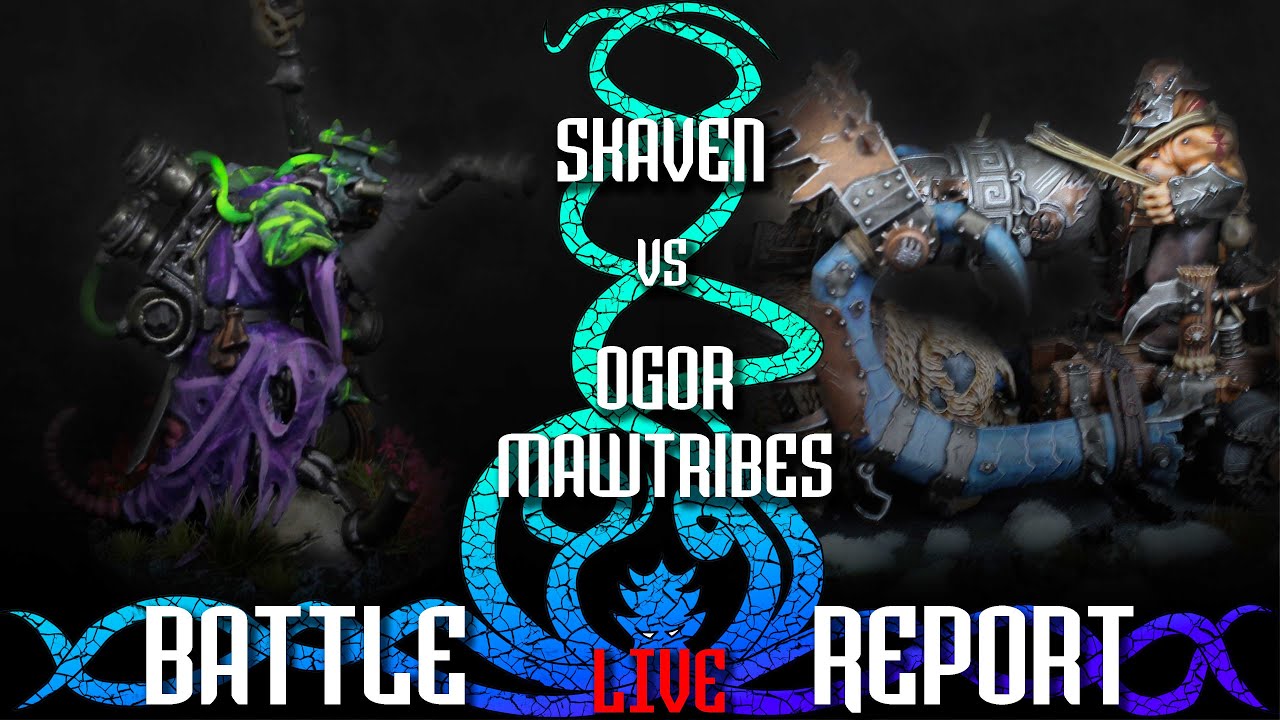 Skaven vs Ogor Mawtribes | 2000 Point Battle Report | Age of Sigmar