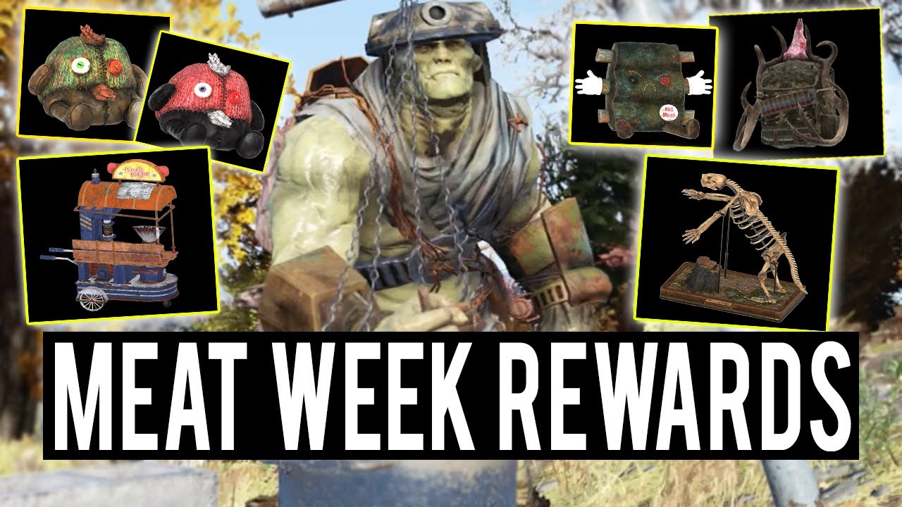 ALL LIMITED TIME MEAT WEEK REWARDS in Fallout 76 (2024)