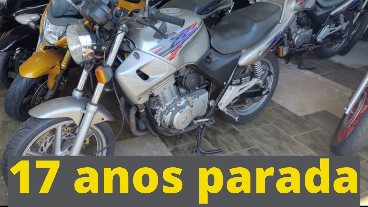 Resgatando Honda CB 500 ano 99 parada há 17 anos com apenas 25 mil km originais