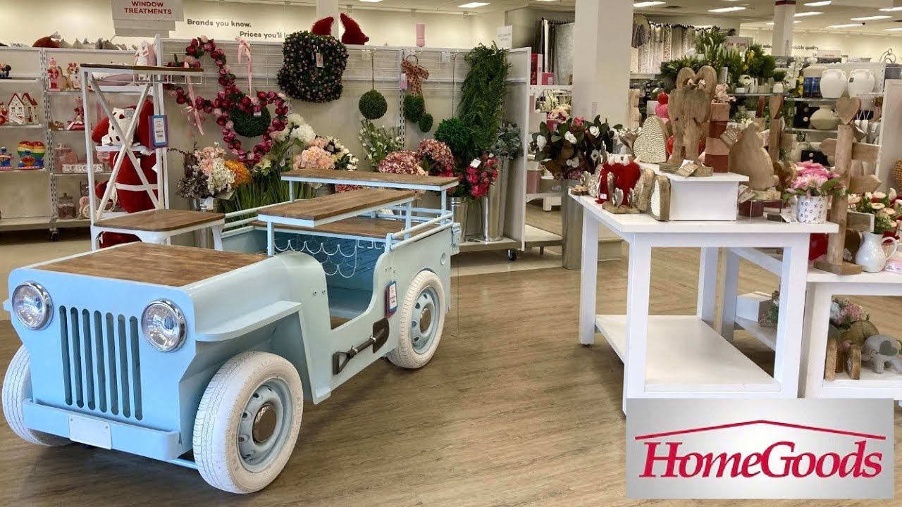 HOMEGOODS SHOP WITH ME FURNITURE ARMCHAIRS TABLES SPRING DECOR LAMPS SHOPPING STORE WALK THROUGH