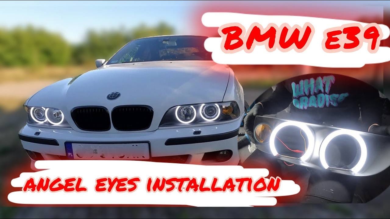 Bmw е39 Ангельские глазки | Разбор фары | Замена корректоров |Подробное видео#bmw #ремонт #обучение