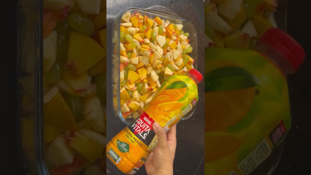 Fruit Chaat Recipe 🤤💫 | Juice Chaat #shorts #fruitchat #ytshorts #youtubeshorts #youtuberecipes