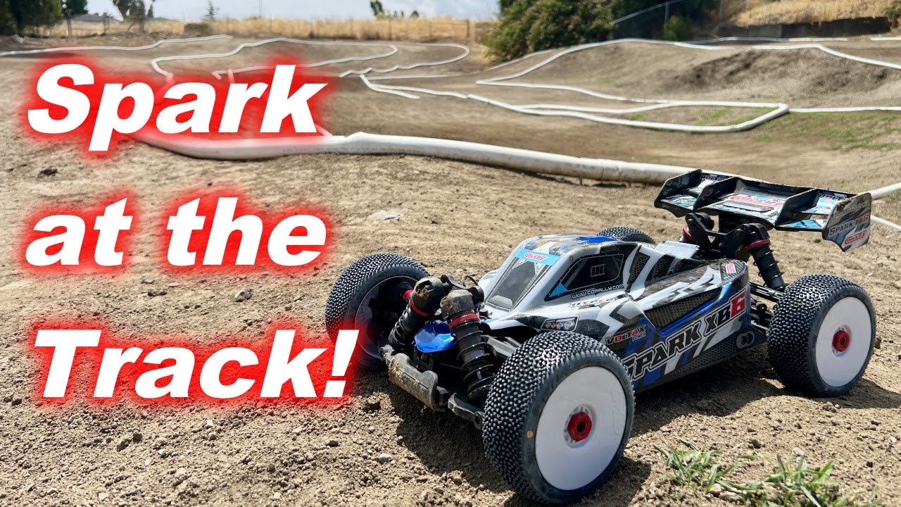 Team Corally Spark XB6 at the Racetrack! - Best 6S 1/8 Buggy?