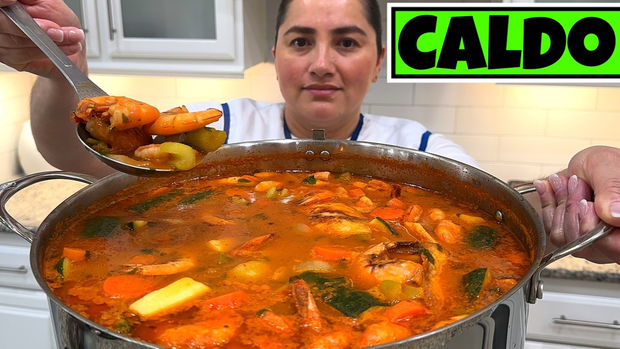 Caldo de camaron - para **Semana Santa y Cuaresma**