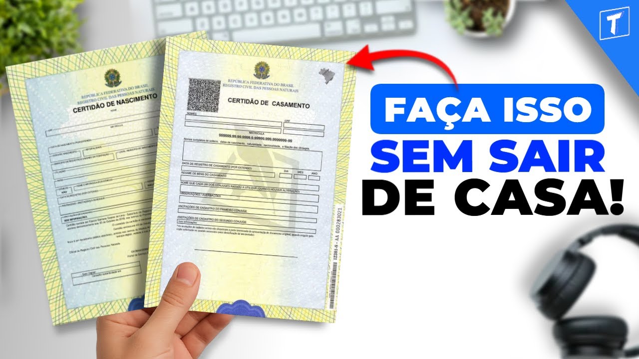 Como Tirar 2ª Via da Certidão de NASCIMENTO e CASAMENTO - Sem Ir ao Cartório!