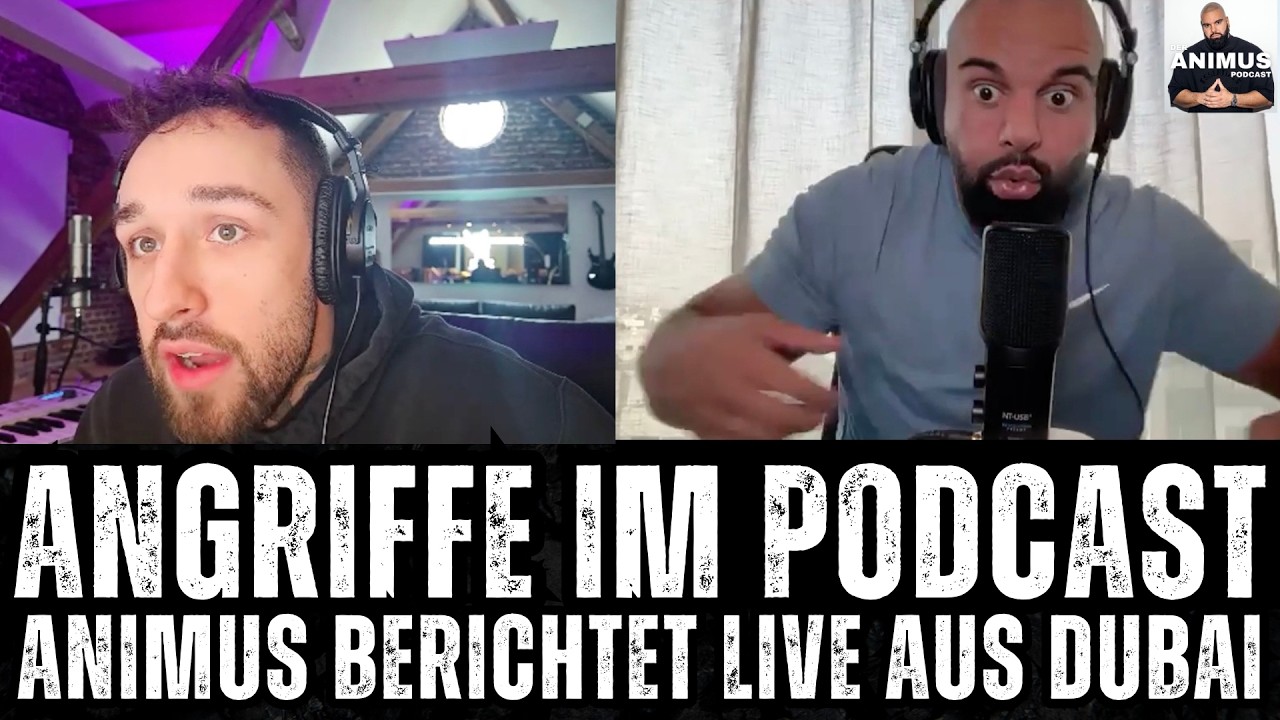 EINSCHLÄGE LIVE BEIM PODCAST DREH! ANIMUS BERICHTET AUS DUBAI