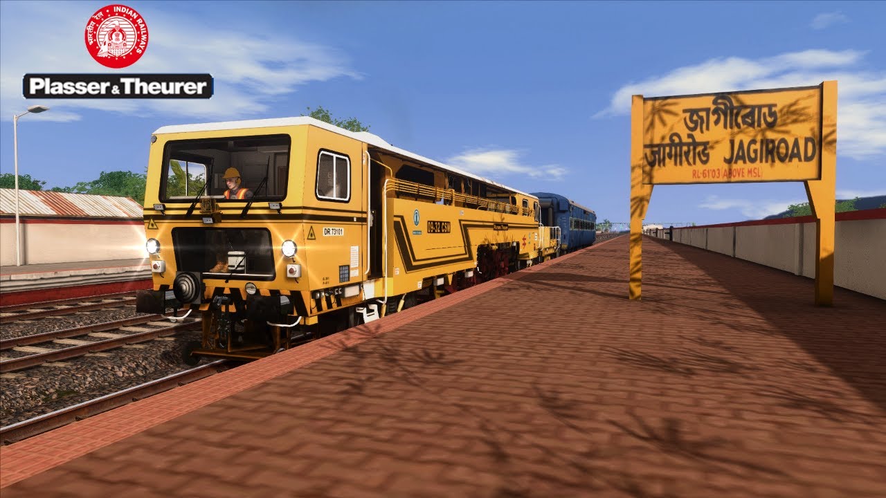 Tamping Machine Journey in NFR India| CAB RIDE | Indian Railways | Railworks 3