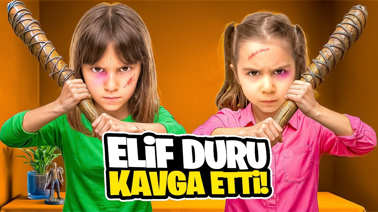 ELİF DURU VE ASYA BİRBİRİNE GİRDİ!! ZOR AYIRDIK!